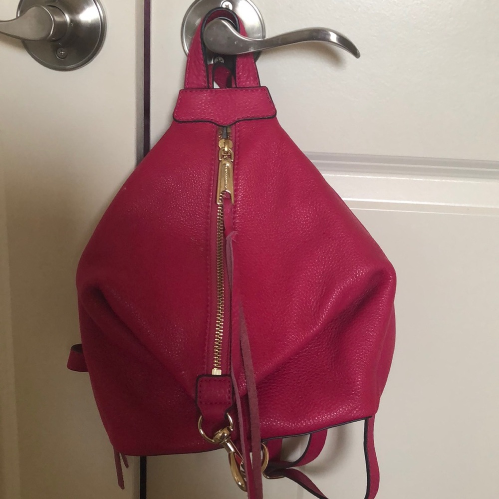 rebecca minkoff pink mini backpack